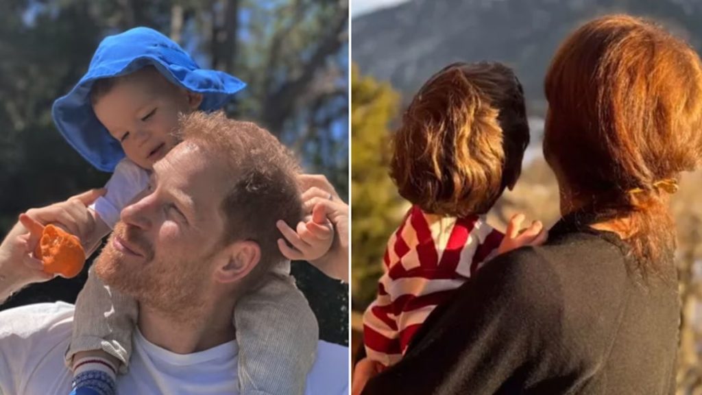 Prince Archie and cousin August Brooksbank might be twins in footage with well-known dads