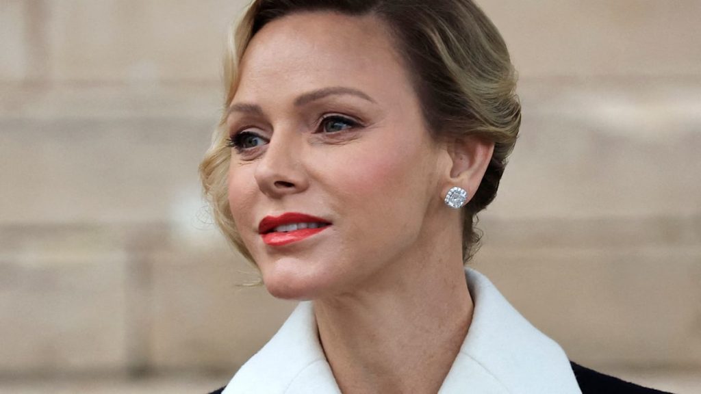Princess Charlene was once a Hollywood movie megastar in lace veil to satisfy The Pope