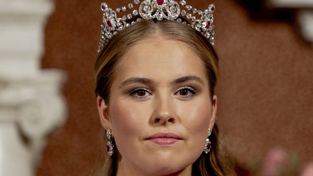 Princess Catharina-Amalia, 21, debuts tiara she performed dress-up in as a bit of woman