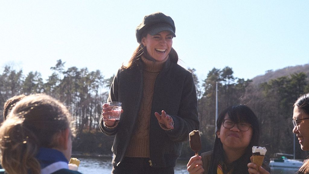 Kate Middleton interrupts circle of relatives vacation to proportion new video from Lake District