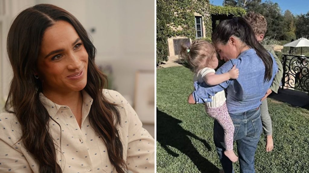 Prince Archie’s kiss to sister Princess Lilibet steals the highlight on Prince Harry and Meghan Markle’s anniversary – new photograph