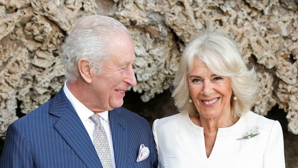 King Charles and Queen Camilla beam in new portraits shared to mark milestone wedding ceremony anniversary