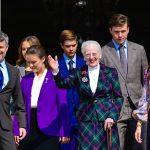 King Frederik, Queen Mary and their towering youngsters reappear after glamorous evening out