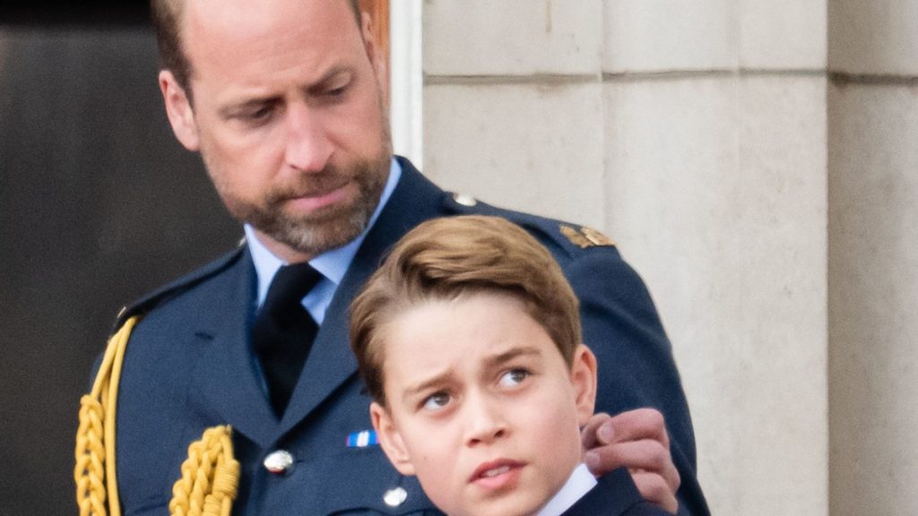 Prince William stocks emotional want for Prince George impressed via Princess Diana