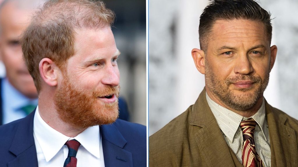 Tom Hardy’s unexpected royal hyperlink and particular verdict on Prince Harry