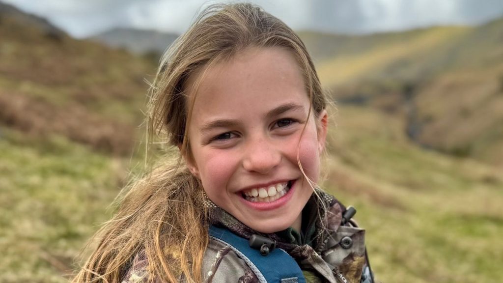 Princess Charlotte is her dad William's double in tradition-breaking tenth birthday portrait  