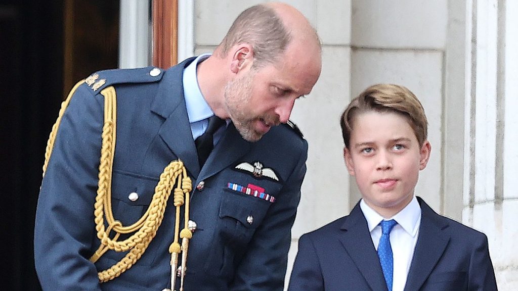 Prince George’s ‘giant second’ as he makes marvel look at tea birthday party