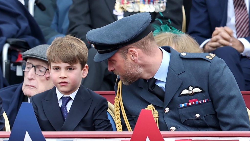 Prince Louis’ sudden gesture for dad Prince William published