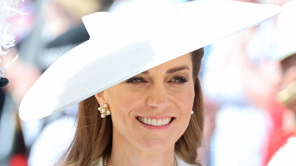 Kate Middleton generally is a bride in lace skirt with longest hair up to now
