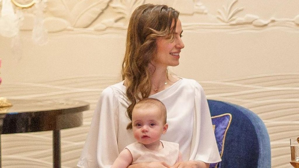 Princess Rajwa’s child is the cutest soccer fan in new video