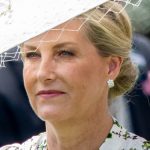 Duchess Sophie celebrates anniversary in bridal white silk get dressed and veil at Ascot 2025