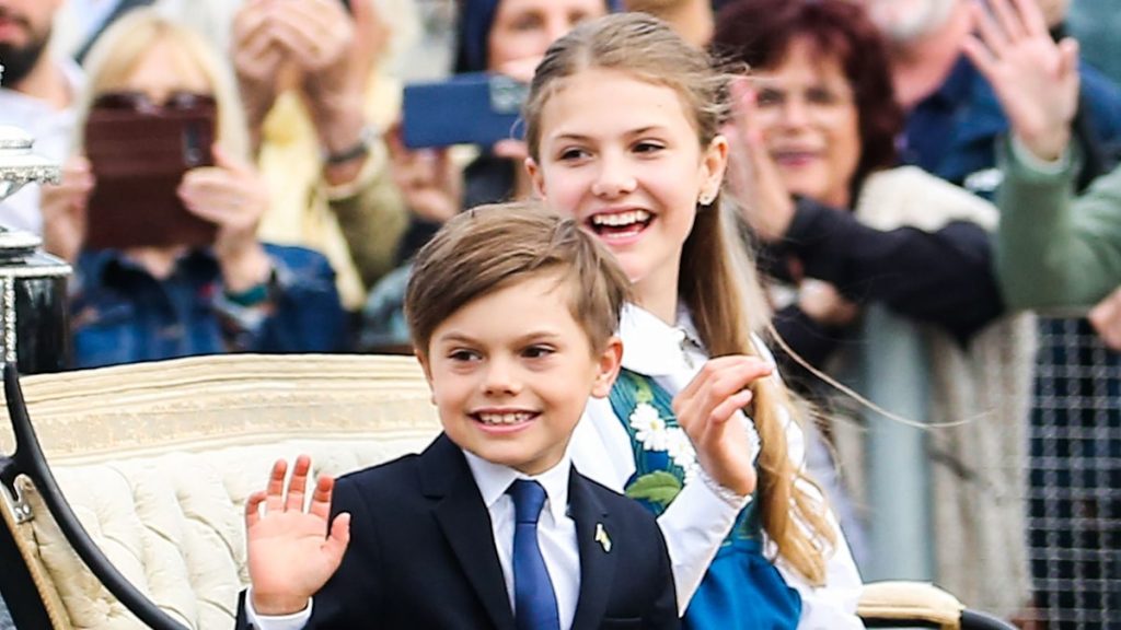 Princess Estelle and Prince Oscar’s secret function for rain-soaked celebrations printed