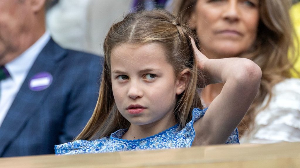 Princess Charlotte conquer with shyness all over Wimbledon look with mum Kate – watch video