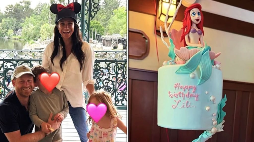 Princess Lilibet celebrates her fourth birthday at Disneyland with Harry, Meghan and Archie, together with a Little Mermaid cake and a meet-and-greet with Elsa.