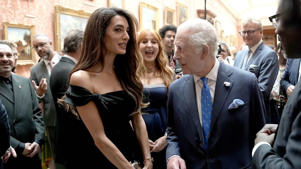 King Charles joined through George and Amal Clooney at star-studded palace reception