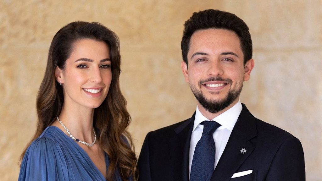 Princess Rajwa and Crown Prince Hussein make uncommon look with child for Venice marriage ceremony