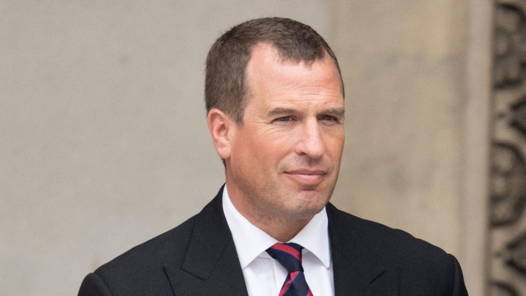 King Charles pictured embracing nephew Peter Phillips in uncommon picture