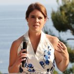 Princess Eugenie meets Eu royal throughout sun-soaked go back and forth with out circle of relatives