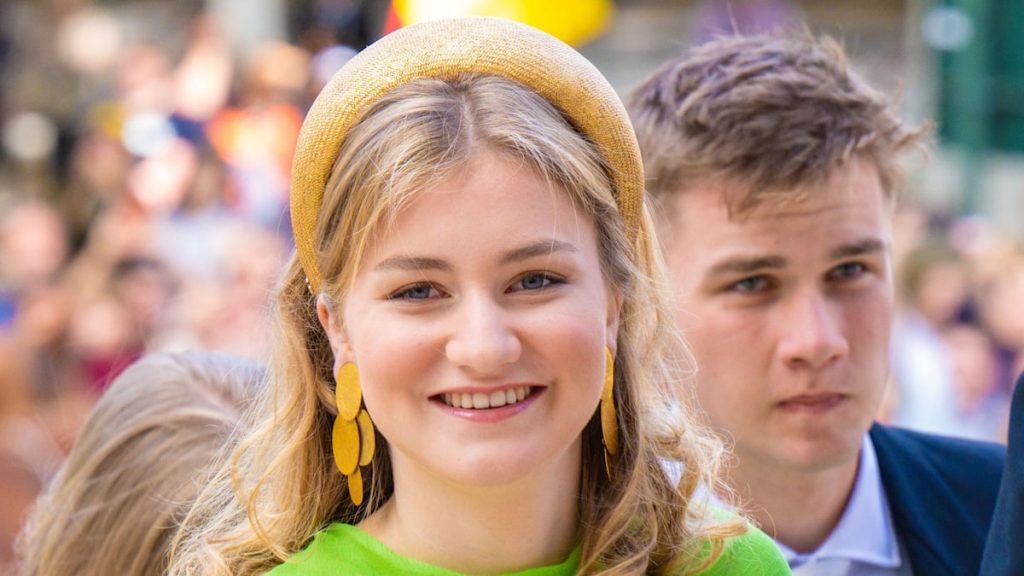 Princess Elisabeth wows in floaty get dressed and skyscraper heels