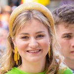 Princess Elisabeth wows in floaty get dressed and skyscraper heels