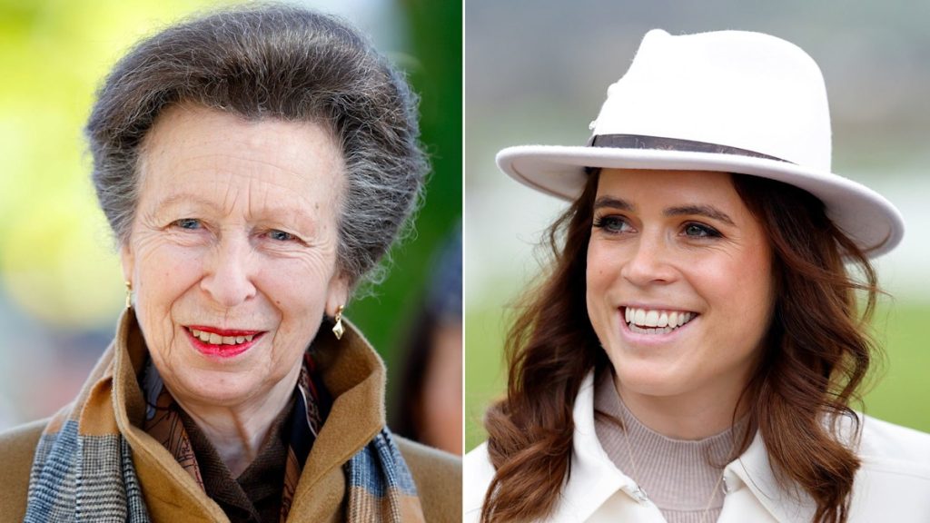 Princess Anne presentations enhance for niece Princess Eugenie all over trip