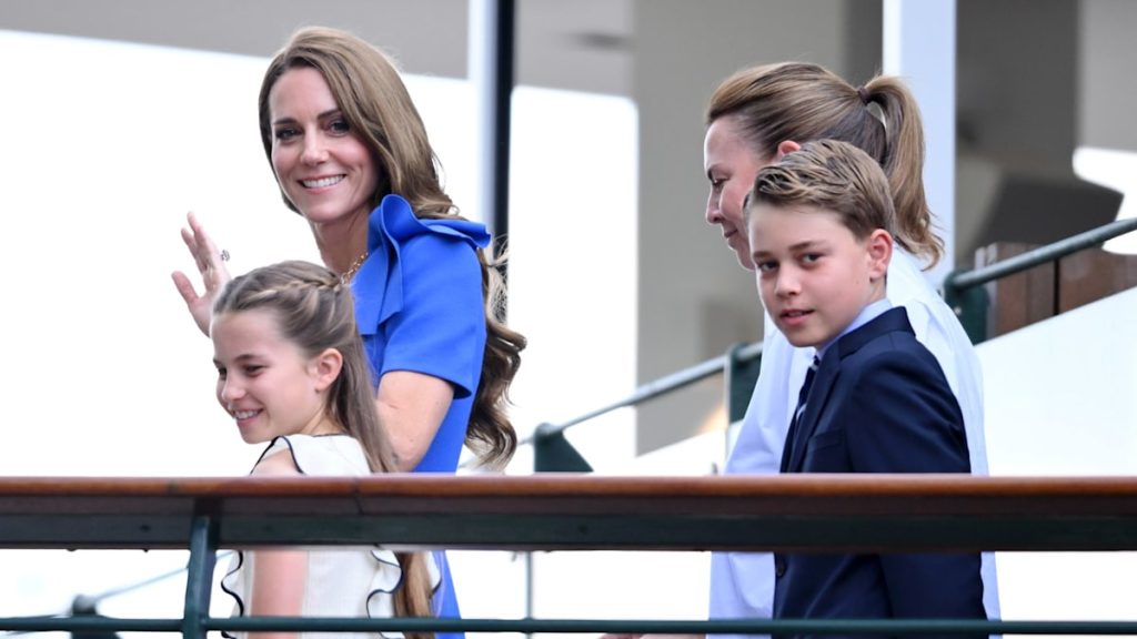 Princess Kate beams with delight as George and Charlotte attraction at Wimbledon – easiest pictures