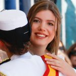 Princess Leonor pictured embracing sister Infanta Sofia right through emotional reunion
