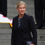 Duchess Sophie and Prince Edward pay their respects on twentieth anniversary of seven/7