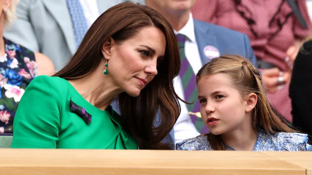 Kate Middleton’s particular bond with Princess Charlotte on show at Wimbledon