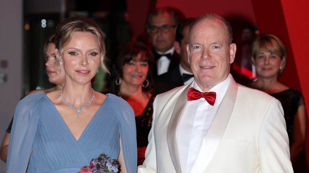 Princess Charlene is flawless in beautiful outfit as she joins Prince Albert at swanky match – pictures