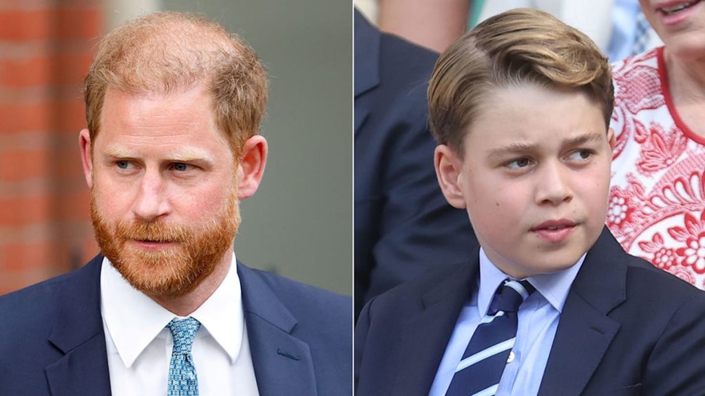 Prince Harry’s candy 3-word reaction to Prince George’s beginning