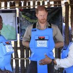 Prince Harry recreates Princess Diana’s well-known photograph as he visits minefield