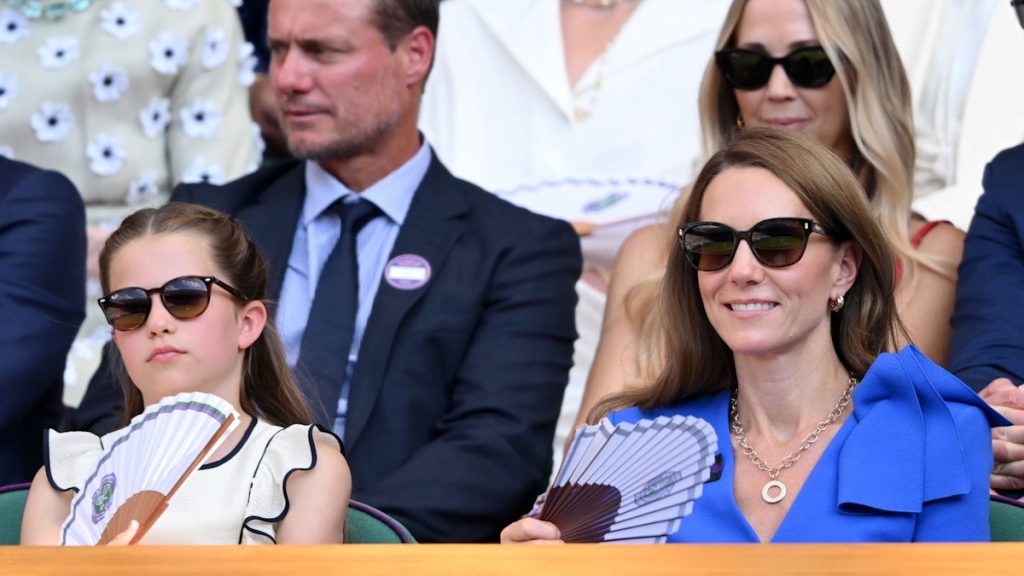 Princess Charlotte copies mum Kate Middleton in uncanny Wimbledon footage
