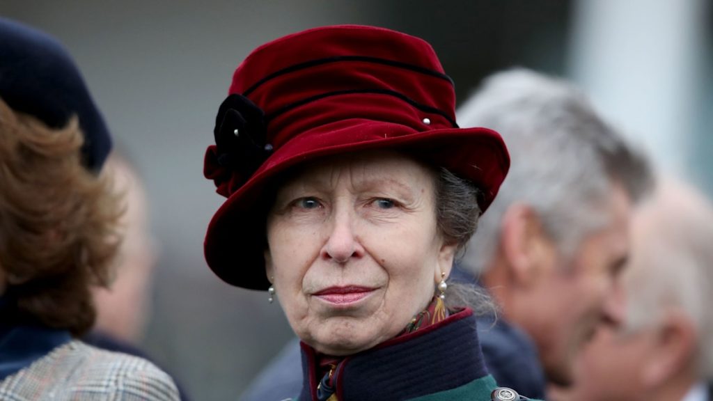 Princess Anne’s cascading curls she would by no means put on as of late