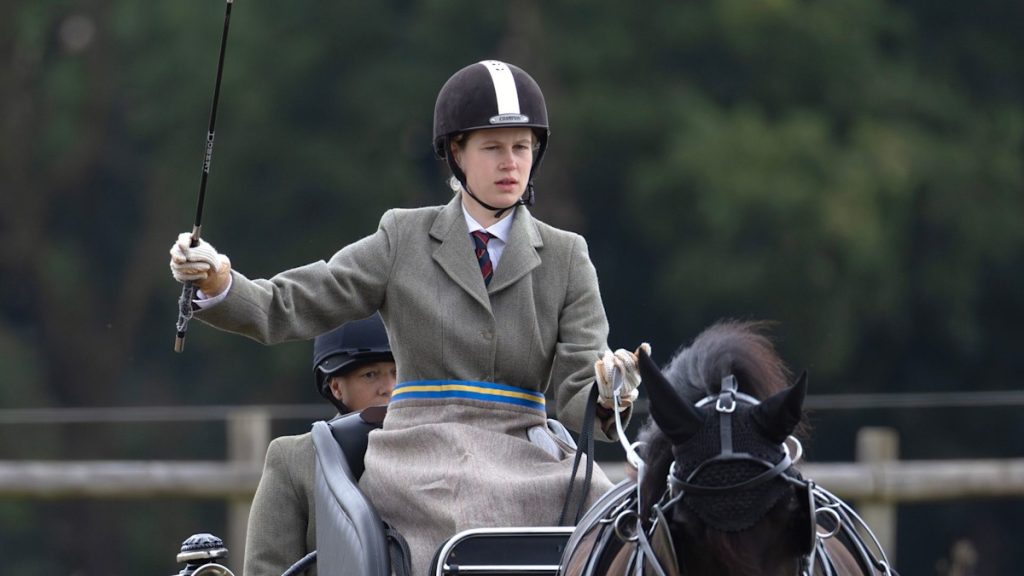 Woman Louise Windsor leaves Balmoral for carriage using pageant forward of college go back