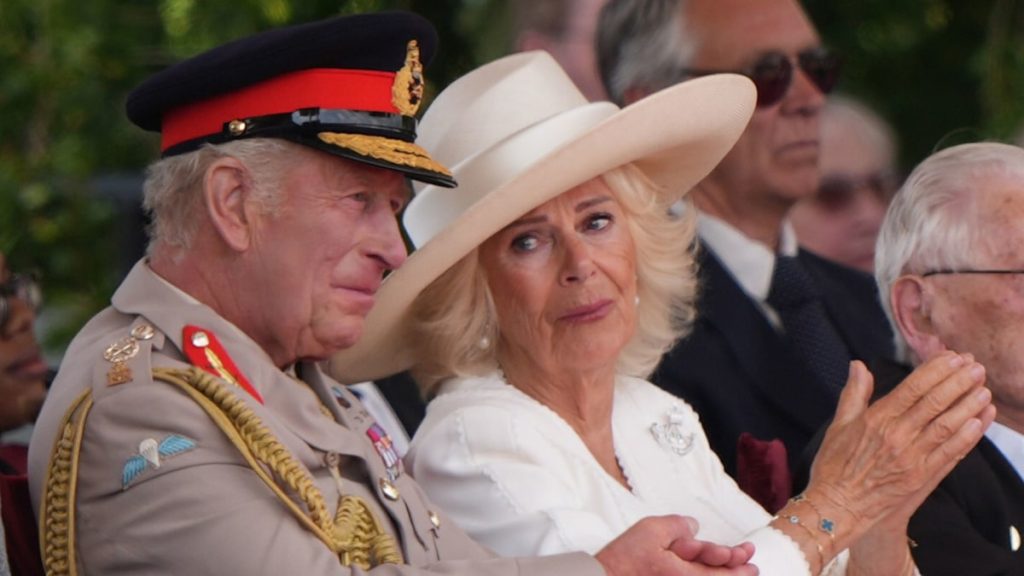 Queen Camilla moved to tears as struggle veteran salutes 'my courageous King'