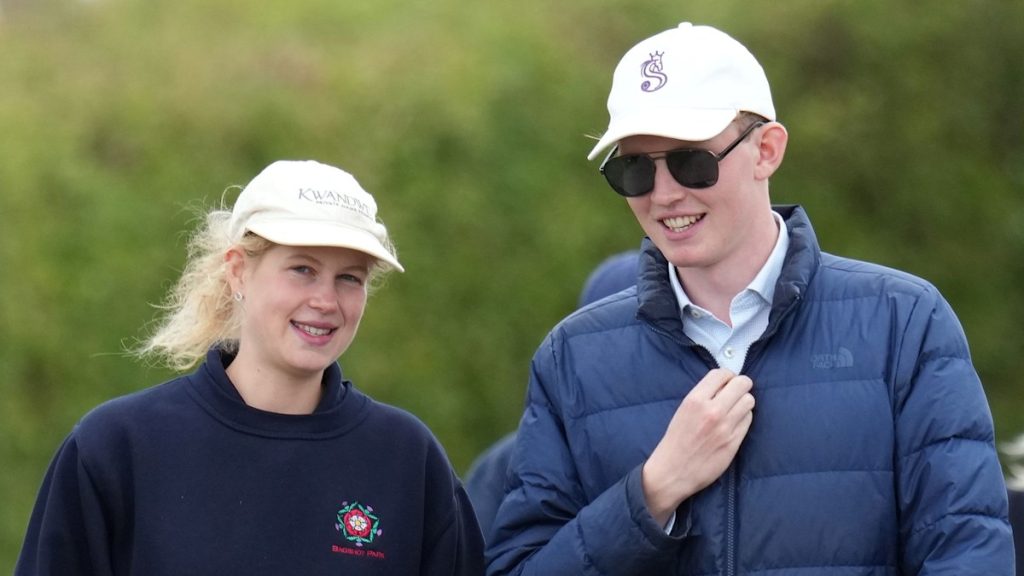 Woman Louise Windsor is supported via rumoured boyfriend Felix at championships sooner than heading again to college – unique