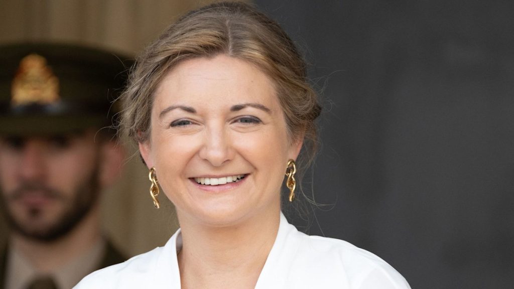 Luxembourg’s Princess Stephanie pictured forward of husband’s accession day