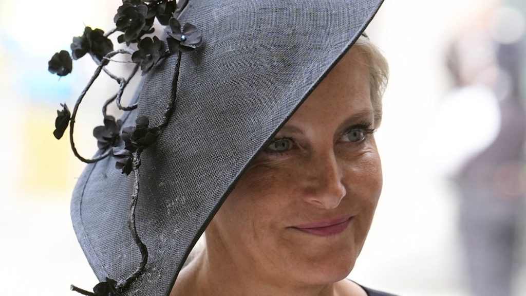 Duchess Sophie seems sombre at royal funeral in biggest hat to this point