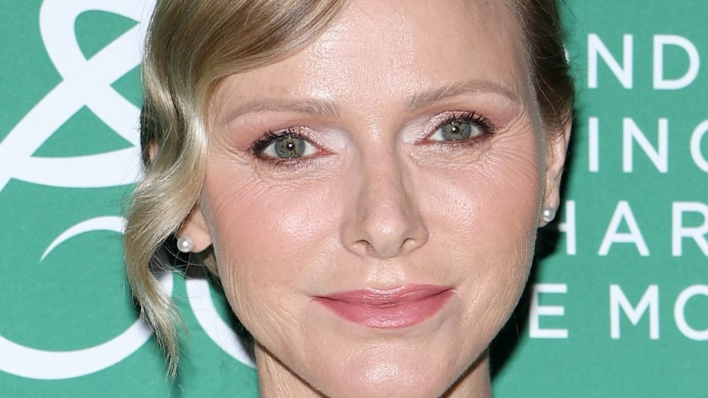 Princess Charlene, 47, makes bold tweak to semi-sheer bridal robe