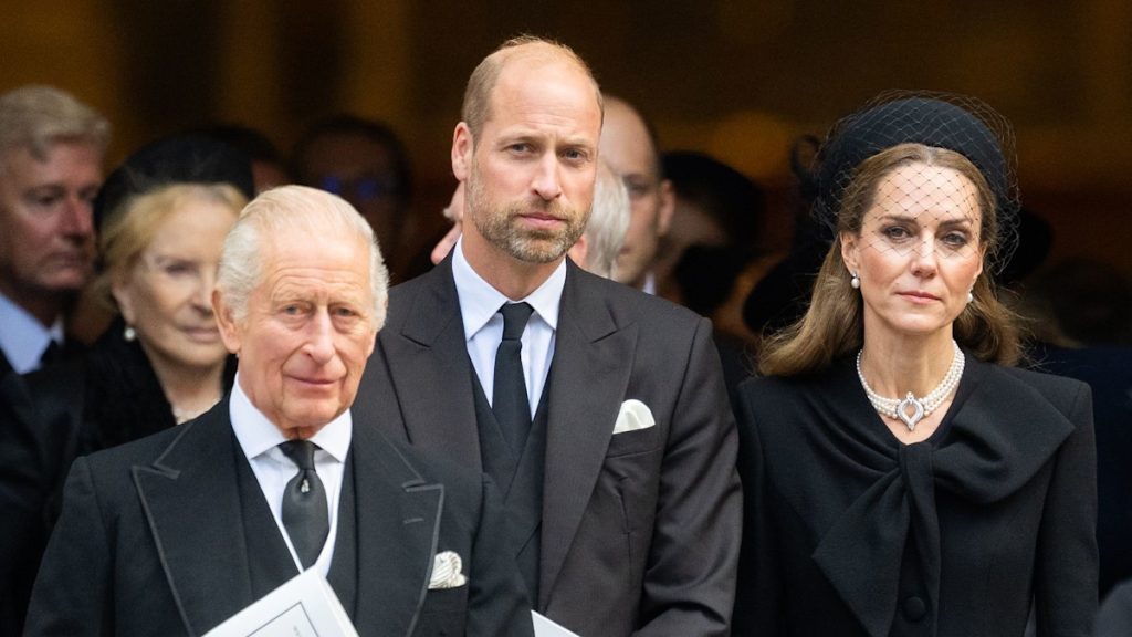 The touching alternate between Kate Middleton and grieving Kent circle of relatives stuck on digicam after funeral carrier