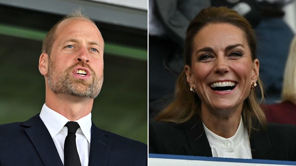 Prince William and Princess Kate step out one by one to fortify rival rugby groups