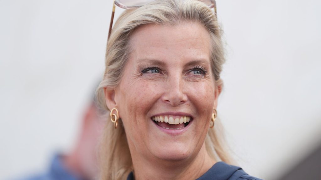 Duchess Sophie rocks £580 first jacket of the season – and it is cropped