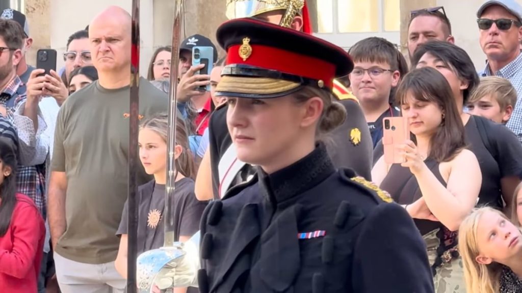 Princess Charlotte’s ‘magical’ second with military officer immortalised