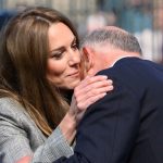 Kate Middleton warmly embraces Prince George’s godfather in emotional reunion