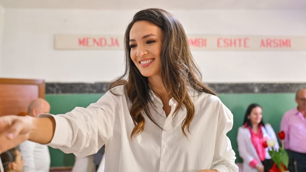 Albanian royal Prince Leka’s glamorous female friend steps into the highlight for first royal engagement