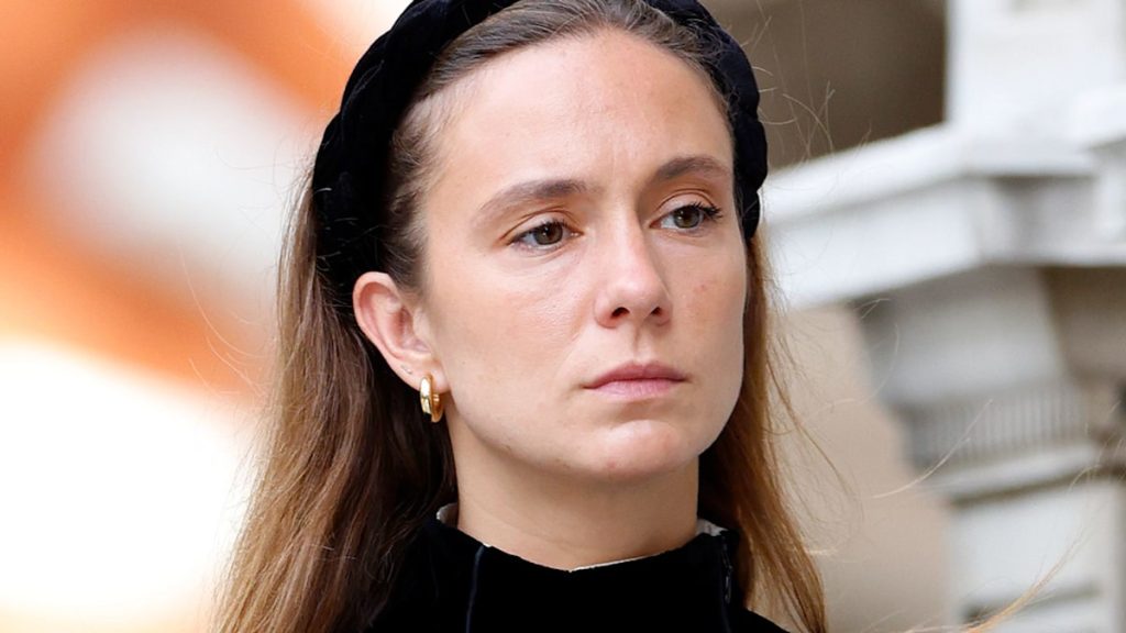 Girl Marina Windsor makes solo look at grandmother’s funeral with out fiancé