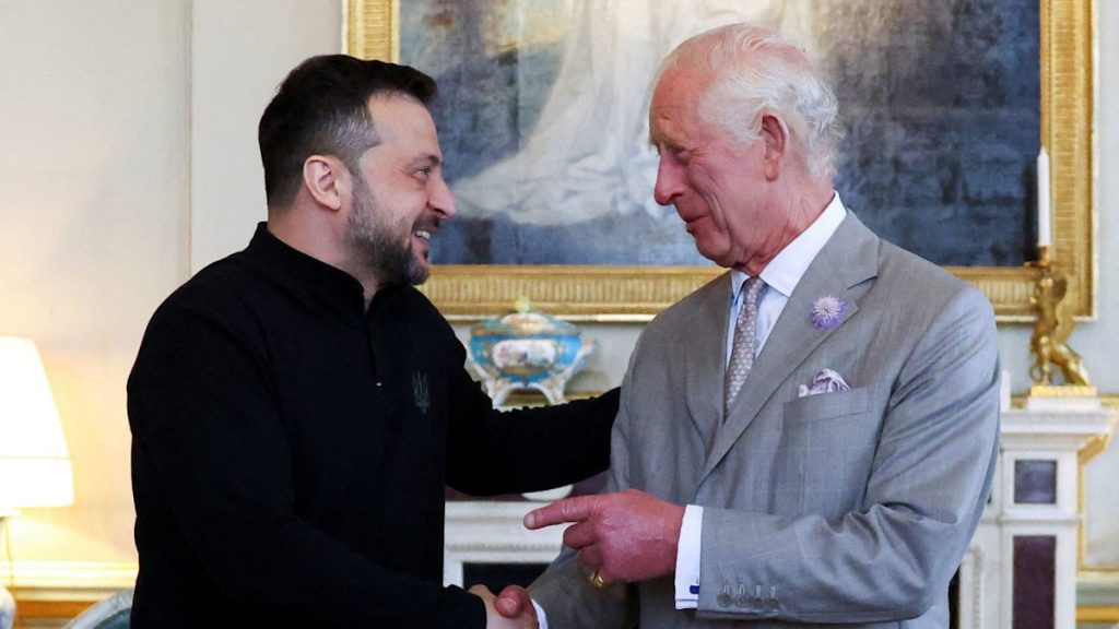 King Charles hosts President Volodymyr Zelenskyy after getting back from royal talk over with