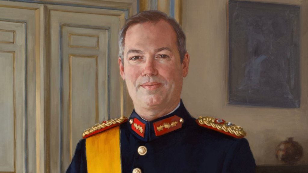 Luxembourg’s long term Grand Duke Guillaume and Grand Duchess Stephanie pictured in tough portraits forward of royal abdication