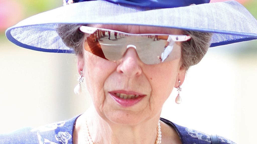 Princess Anne turns heads in cashmere bird-print outfit and pearls